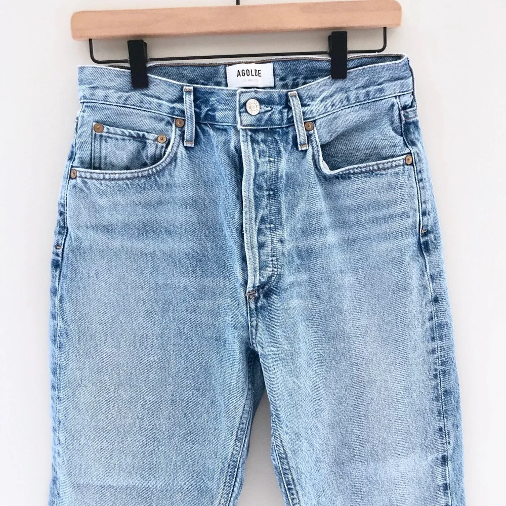 SOLD☀️AGOLDE Riley High Rise Straight Jeans - Picture 2 of 6